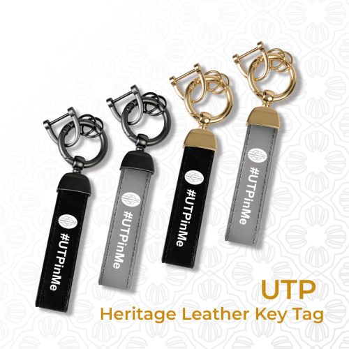 RU00001 UTP Heritage Leather Key Tag