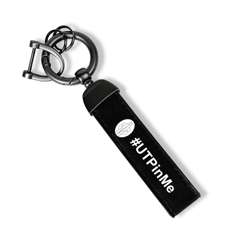 RU00001 UTP Heritage Leather Key Tag - Image 3