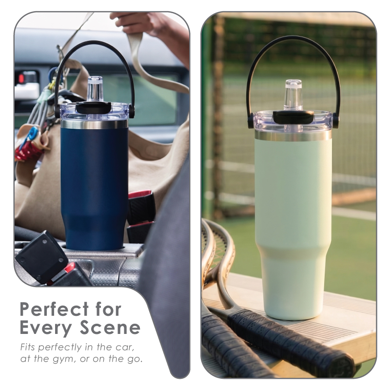 RU00046_UTP White Sport Flask_900ml - Image 3