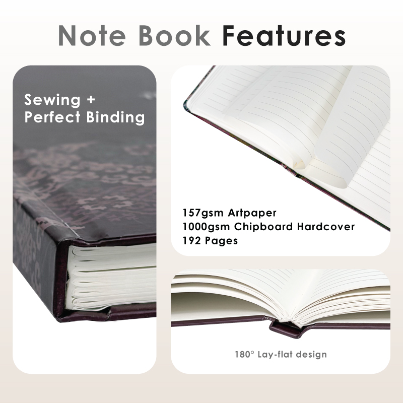 RU30085 UTP A5 Hardcover Notebook_UV Batik Garis - Image 3