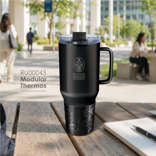 RU00043 UTP Black Modular Thermos_650ml+ 350ml